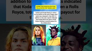 6ix9ine Dropped $1M + a Rolls-Royce on Kodak Black for One Feature #shorts #kodakblack