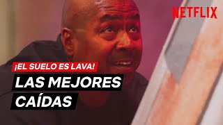 ¡El suelo es lava! | MEJORES CAÍDAS | Netflix España