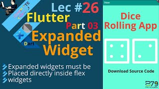 Flutter in Hindi || Expanded widgets must placed directly inside flex widgets || Lec # 26 || Part 03