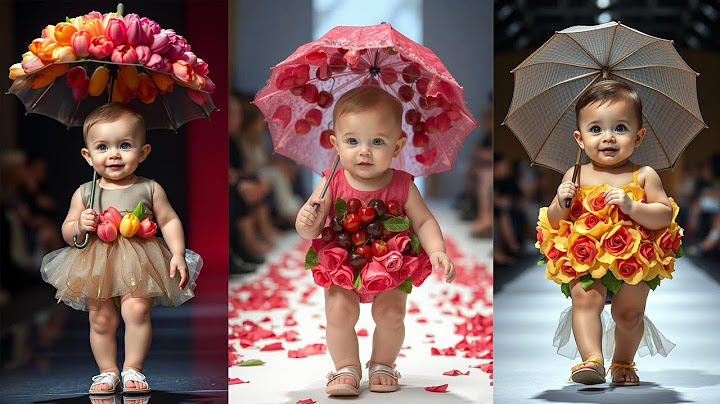 Wow Cutest Baby Girl Walking fashion show