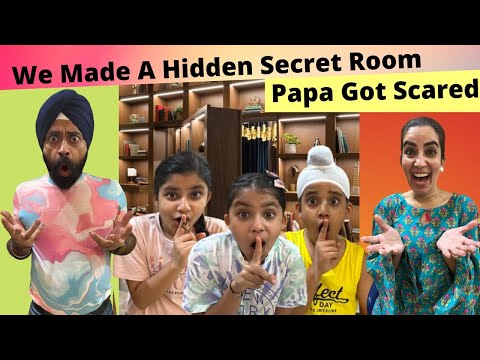 We Made A Hidden Secret Room - Papa Got Scared | Ramneek Singh 1313 | RS 1313 VLOGS