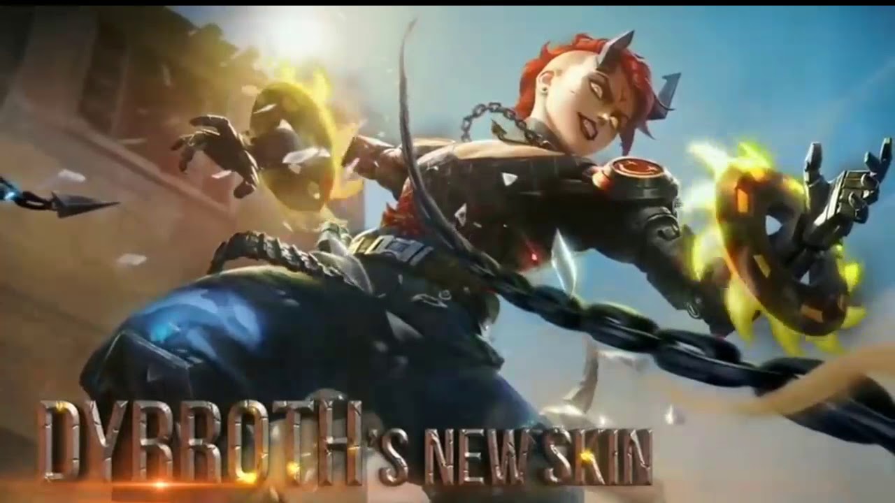  dyrroth  ruins scavenger skin  Mobile  Legends  Moving 