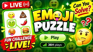 🔴 LIVE Emoji Puzzle Challenge 🧩 Can You Solve Them All? 😱 | Guess the Emoji LIVE screenshot 3