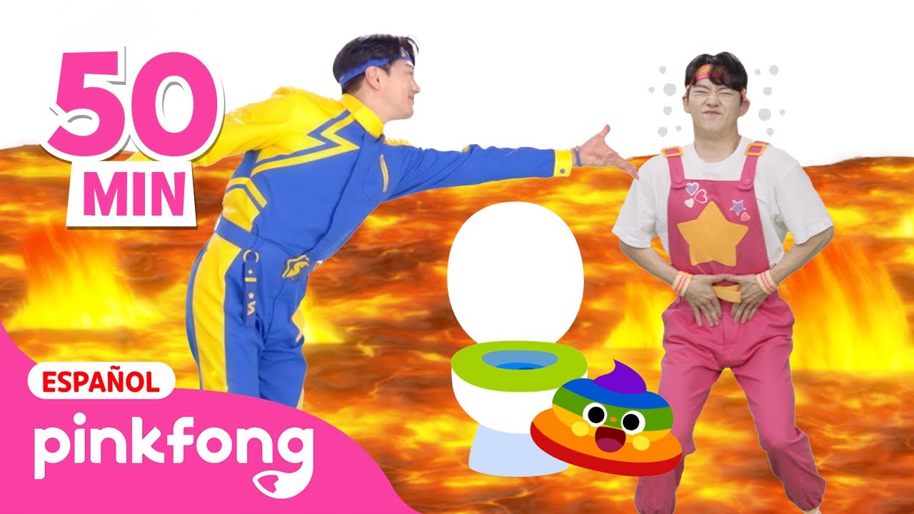 🔥¡El Suelo Es Lava!🌋 | Popó de Arcoíris | ¡Juguemos con Sammy y Hoi! | Pinkfong en español