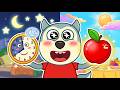 Rutina diaria de Wolfoo 💤🍎 Hábitos saludables para niños