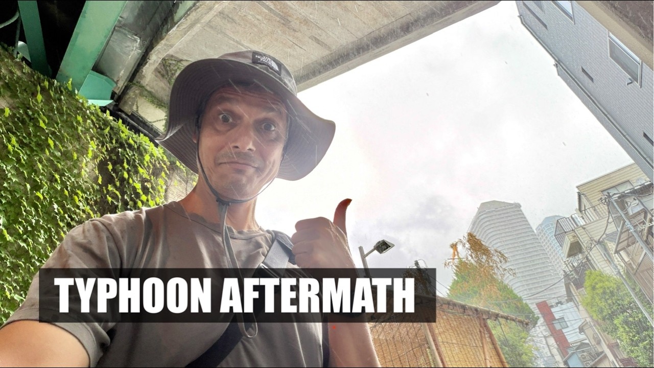 Typhoon Hit Japan Weird, the Aftermath?!
