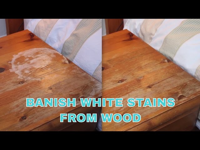 Iron Out White Water Stains From Wooden