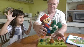 Barton Family  6 Months Making Lego with Dad