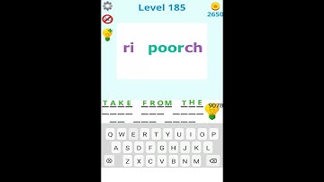 Dingbats Level 185 Answers