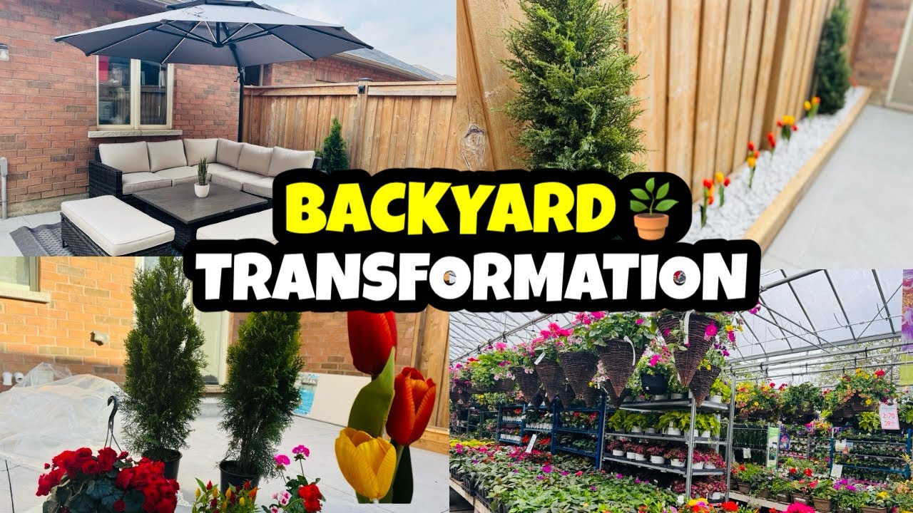 Backyard Makeover 🌹Gardening Tips