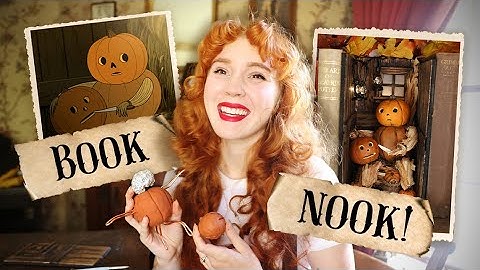 Making an "Over the Garden Wall" Book Nook!