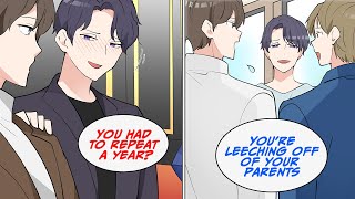 Download Lagu This guy kept looking down on me at grad school, but then... [Manga Dub] MP3