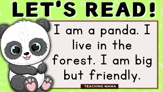 LET'S READ! | ENGLISH READING PRACTICE | SIMPLE SENTENCES | TEACHING MAMA