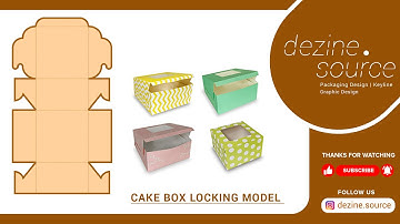 How to create cake box Keyline in Adobe Illustrator | Christmas Cake box Dieline | Packaging