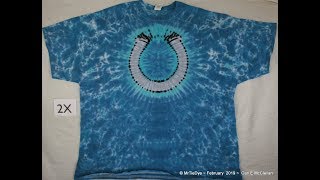 MrTieDye LIVE ~ How to Tie-Dye a Horseshoe design