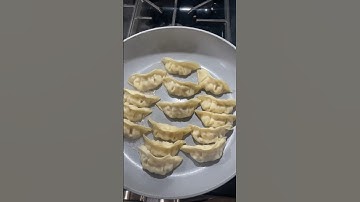 #latenight potstickers from @traderjoes