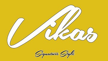 Vikas Name Signature Style | Vikas Signature Style | V Name Signature Styles