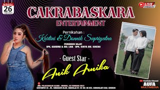 Tangisan Rindu Anik Arnika || Cakrabaskara Entertainment || Pernikahan Donnik Supriyana & Kartini
