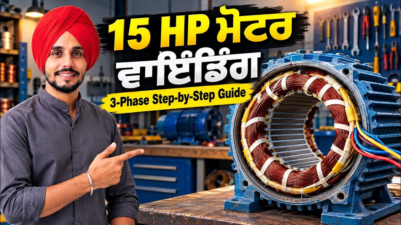 Motor Derating Chart 15 HP ਮੋਟਰ ਵਾਇਡਿੰਗ ਫਾਰਮੂਲਾ | 15 HP Motor Winding Data & Step-by-Step ...