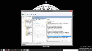 Remove Recycle Bin From Desktop in Windows 8.1 preview