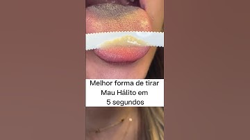 A Melhor forma de tirar Mau Hálito em 5 segundos #shorts
