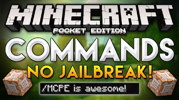HOW TO GET MCPE COMMANDS!! - (No Jailbreak) - Minecraft PE (Pocket Edition)