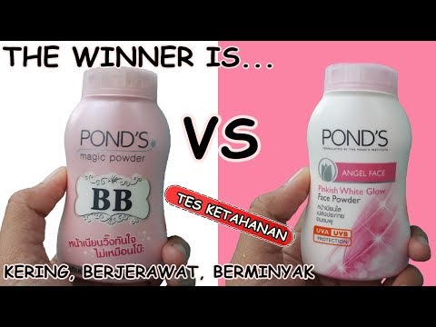 Ponds Magic BB Powder vs Bedak Ponds Angel Face Powder | MATTE FINISH | Review & Uji ketahanan. 