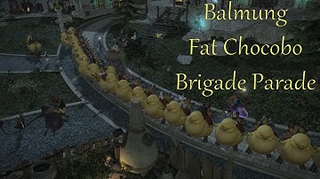 March of the Fat Chocobos! (Balmung Server) | FFXIV: HW