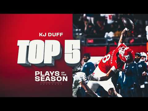 Rutgers Scarlet Knights — KJ Duff’s Top 5️⃣ Plays from the 2025 Season🍿