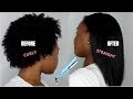 HOW TO: STRAIGHTEN 4C NATURAL HAIR