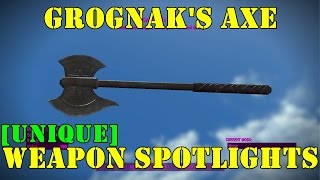 Fallout 4 Weapon Spotlights Grognaks Axe