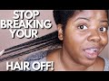 🛑 STOP BREAKING OFF YOUR HAIR! | Properly Detangle TYPE 4 Hair