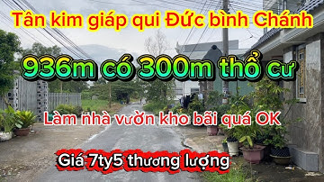 ĐẤT TÂN KIM HIẾM LẮM MỚI CÓ 1 lô đất vừa thổ+vườn TỔNG 936m mặt tiền đường nhựa 
