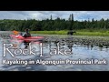 Algonquin provincial park kayaking in rock lake