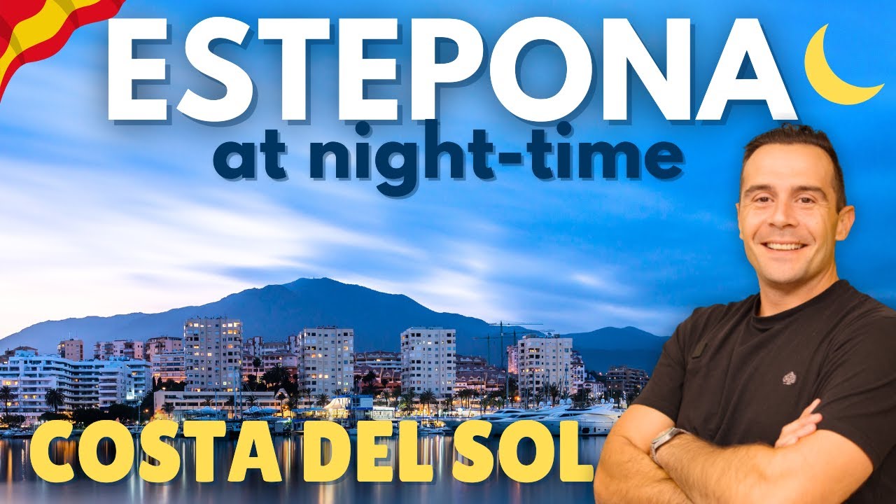 Эстепона ночью 🌙🌴 Лучшие рестораны, пляжные клубы и летняя жизнь на побережье Коста-дель-Соль 🇪🇸