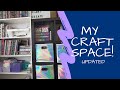 Craft Room Tour! | Updated | Happy Planner Sticker Storage