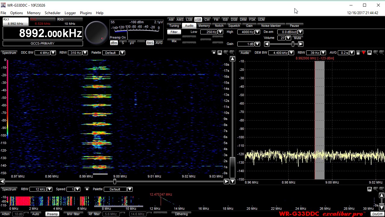 8992 KHZ USB USAF Global- Tacamo Aircraft Callsign " Newscas