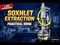 Soxhlet Extraction Practical Procedure | Step-by-Step Chemistry Lab Experiment