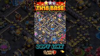 TH18 CWL BEST BASE || TH18 ANTI 3 STAR BASE #coc #clashofclans #supercell