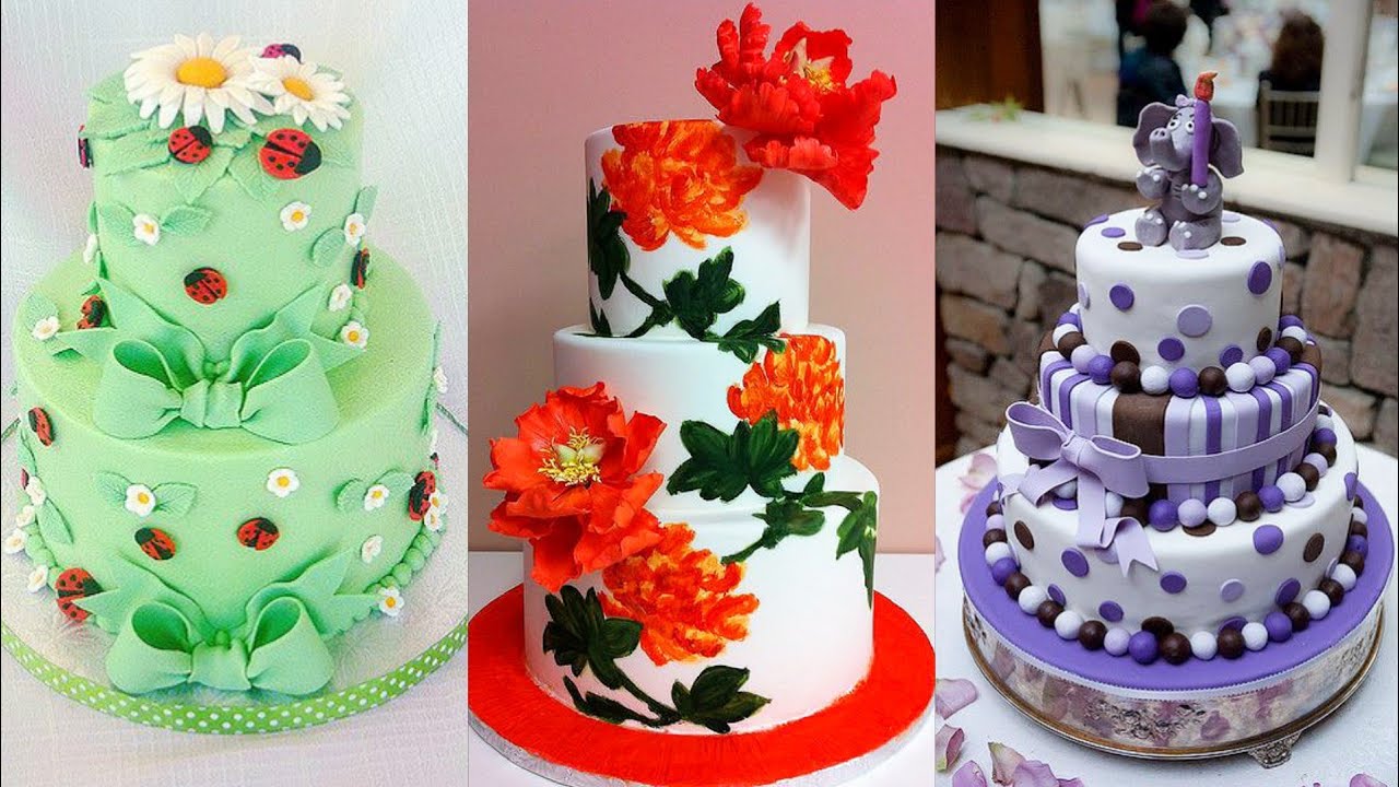 Beautiful birthday cake ideas for men and woman /Happy birthday ...