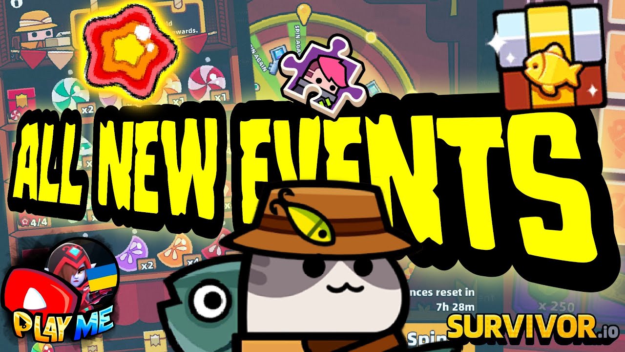 CHECK OUT ALL NEW EVENTS OF SURVIVOR.io UPDATE 2.1.0 - HALLOWEEN, SPIN WHEEL, LOTTERY...