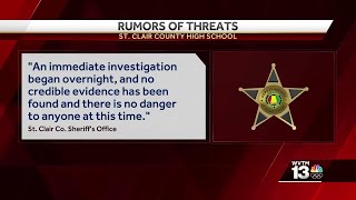St. Clair County deputies respond to rumors of threats at high school