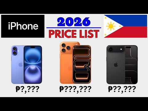 IPHONE SMARTPHONES PRICE LIST PHILIPPINES 2026