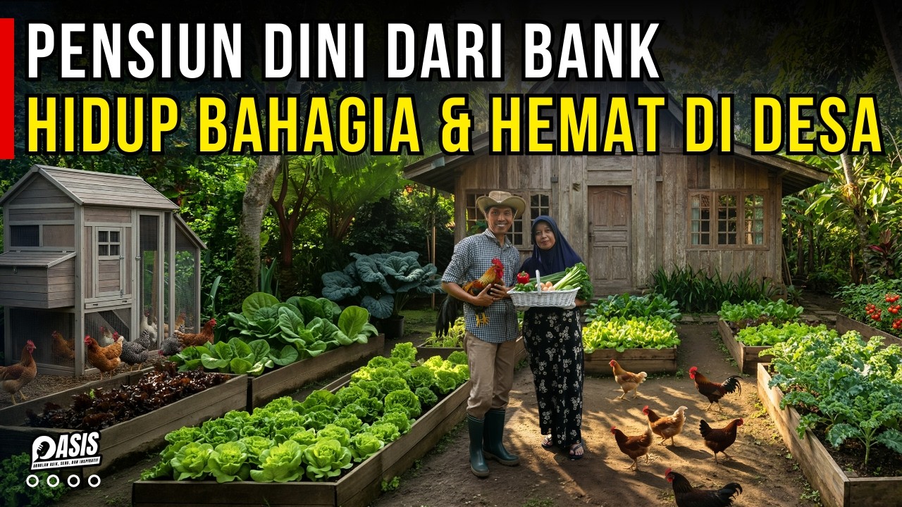 PENSIUN DINI PILIH JADI PETANI HIDUP SLOW LIVING DI DESA HIDUP HEMAT DAN BAHAGIA | CERITA USAHA