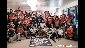 Mongrel Mob haka at Amend Taranaki wananga