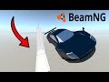 SKOKI NARCIARSKIE SZYBKIMI SAMOCHODAMI w BEAMNG.DRIVE "WYLECIAŁEM ZA SKOCZNIĘ!" [PL/HD]