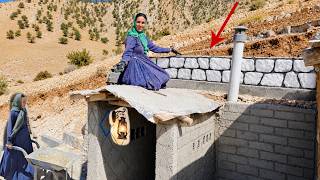 Madar Negar begins building a sturdy flood wall before the winter rains