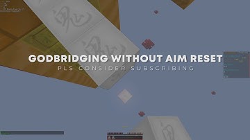 Godbridging without aim reset