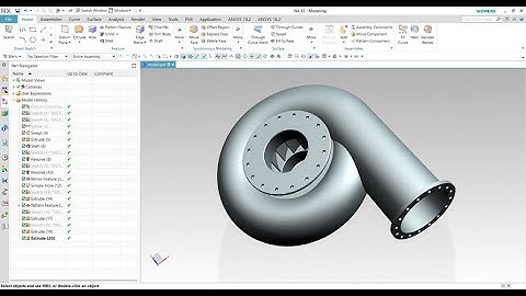 How to design Centrifugal Pump Casing | NX Siemens CAD | Full Tutorial