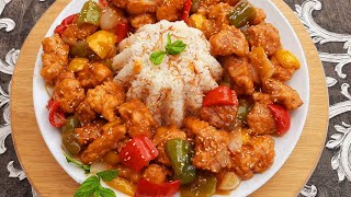 #Shorts صدور الدجاج سويت اند  ساور صوص Chicken breasts sweet and sour sauce